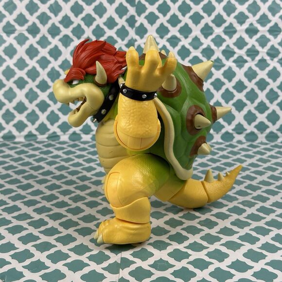 Super Mario Bros. Movie Bowser Action Figure Lights Up 7” - Picture 2 of 11